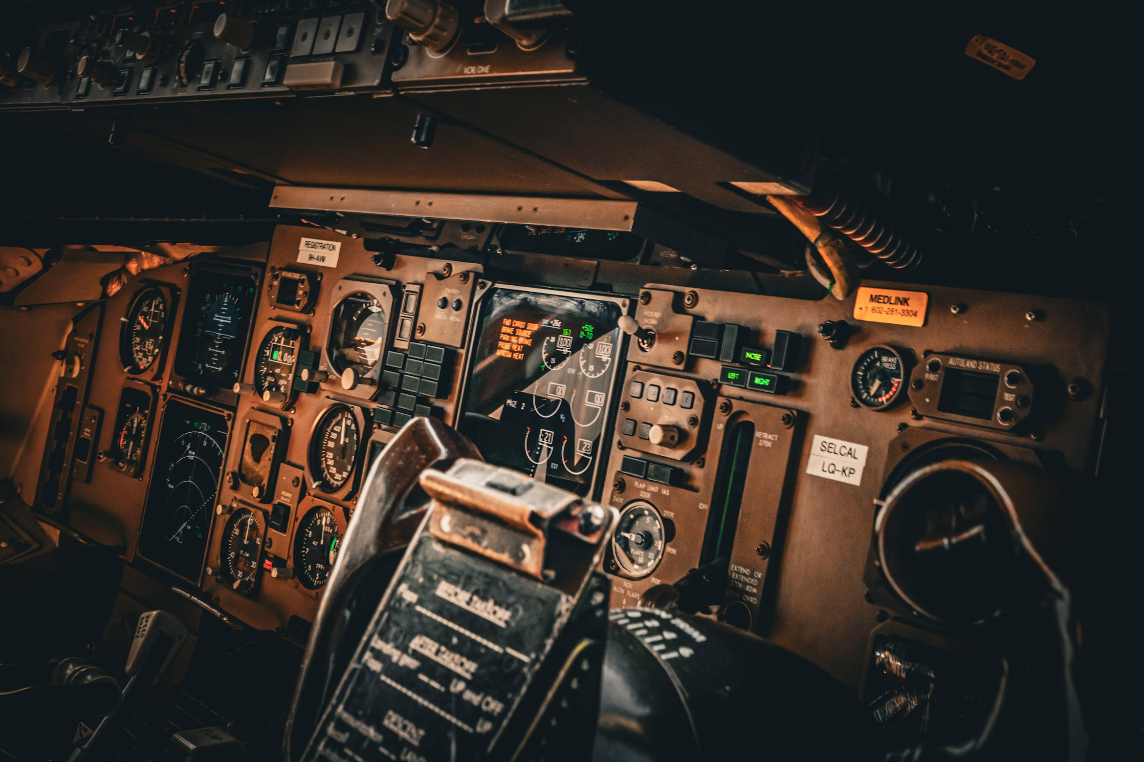 Cockpit control panel